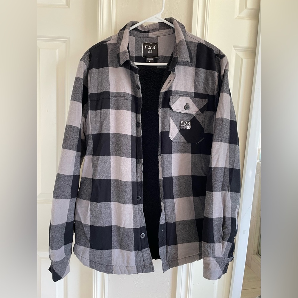 Fox- Double lined flannel jacket